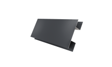 Планка H-образная Блок-Хаус новый Grand Line 0,5 PurPro матовый RAL 7024 мокрый асфальт (2м)