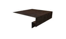 Планка околооконная сложная Экобрус Grand Line 200х50х25 0,45 Print Elite Antique Wood TwinColor (2м)