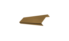 Ламель обратная 100 забора жалюзи Texas 0,45 Print Elite Honey Wood TwinColor