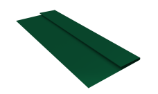 Планка стартовая Блок-Хаус новый Grand Line 0,45 ПЭ двухсторонний с пленкой RAL 6005 зеленый мох (3м)