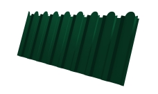 Профнастил С20B фигурный Grand Line 0,45 Drap TR RAL 6005 зеленый мох