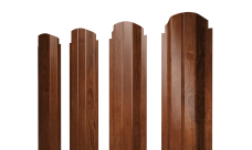 Штакетник П-образный A фигурный Grand Line 0,45 Print Elite Rowan TwinColor