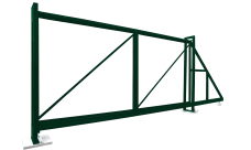 Ворота откатные Colority Zinc 2,03x5,5 RAL 6005