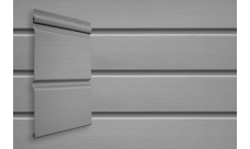 Сайдинг Двойной Брус Grand Line Стандарт серый (3,0м)