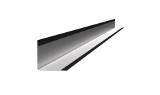 Уголок пристеночный 19х19 (3м) черный Zn