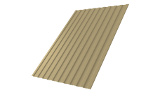 Профнастил С8A v01 0,45 PE RAL 1014 слоновая кость