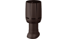 Выход канализации вентиляционный изолированный с колпаком Вилпе FM 110/ИЗ/500 шоколадный