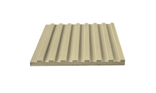 Фиброцементная панель Бетэко Линеа 1220х2440х10мм RAL 1014