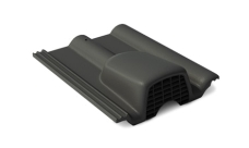 Вентиляционная черепица Braas Франкфуртская черный