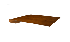 Планка завершающая 0,45 Print Premium Golden Wood Intense FTC (2м)