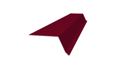 Планка капельник 100х55 0,45 PE с пленкой RAL 3003 рубиново-красный (2м)