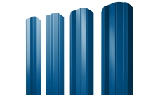 Штакетник М-образный A фигурный 0,45 PE lite RAL 5005 сигнальный синий