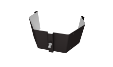 Крепление трубы для гофры на кирпич Vortex Lite Matt RR 32 темно-коричневый