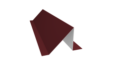 Планка снегозадержания малая 0,45 Drap RAL 3005 красное вино (2м)