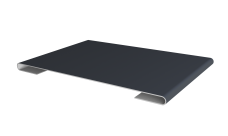 Планка стыковочная 0,45 Drap TR lite RAL 7024 мокрый асфальт (2м)