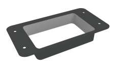 Приемник воды прямоугольный Vortex Lite Matt RAL 7016 антрацитово-серый