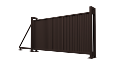 Ворота откатные Estet 1,65х4,5 RAL RR32