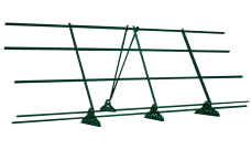 Ограждение кровельное со снегозадержателем Grand Line 1,2х3м RAL 6005