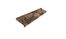 Отлив простой 100 Grand Line 0,45 Print Elite King Stone TwinColor (2м)