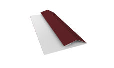 Планка финишная Блок-Хаус новый Grand Line 0,5 Сатин матовый RAL 3005 красное вино (2м)