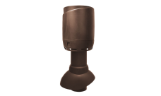 Выход канализации вентиляционный Vilpe Flow 110/300/H коричневый