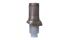 Выход вентиляционный канализации Gervent изолированный 110/160мм темно-коричневый