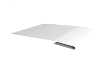 Планка начальная Grand Line 0,45 PE lite с пленкой RAL 9003 сигнальный белый (2м)