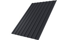 Профнастил С10A Grand Line 0,45 Drap TwinColor RAL 7024 мокрый асфальт