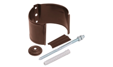 Кронштейн трубы на кирпич Grand Line PU 90 мм RAL 8004 терракота