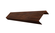 Ламель лицевая 50 забора жалюзи Texas 0,45 Print Premium Cherry Wood Dark FTC