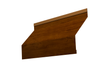 Ламель забора жалюзи Милан Grand Line 0,45 Принт Премиум Golden Wood Intense FTC