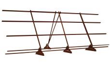 Ограждение кровельное со снегозадержателем Grand Line 1,2х3м RR 29