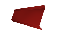 Планка примыкания в штробу 60 0,45 PE с пленкой RAL 3011 коричнево-красный (2м)