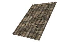 Профнастил С20A Grand Line 0,45 Print Elite King Stone TwinColor