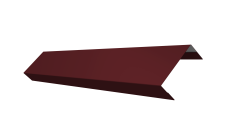 Ламель обратная 50 забора жалюзи Texas Grand Line 0,45 PE RAL 3005 красное вино