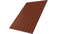 Профнастил С10B Grand Line 0,5 Сатин RAL 8004 терракота