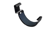 Соединитель желоба GL 150 мм Мatt RAL 9005