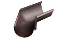 Угол желоба внутренний Grand Line PU 135 гр 150 мм RAL 8017 шоколад