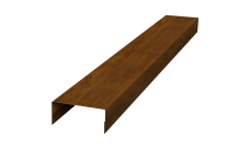 Крышка 30х15 жалюзи Texas 0,45 Print-double Elite Golden Wood (2,5м)