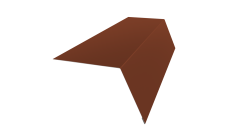 Планка карнизная широкая 100х85 0,45 Drap RAL 8004 терракота (2м)