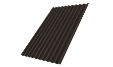 Профнастил С21R 0,5 Satin RR 32 темно-коричневый