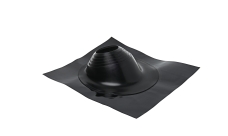 Проходной элемент MF угловой №3.1 (280-460мм) +240 силиконовый (металлический окрашенный фланец) черный