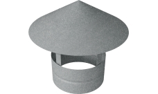 Дымник на трубу круглый d80 0,45 Zn