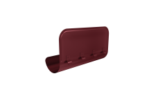 Ограничитель перелива Grand Line PU 125/90 RAL 3005 красное вино