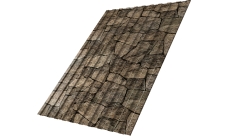 Профнастил С8A в01 Grand Line 0,45 Принт Элит Королевский камень TwinColor