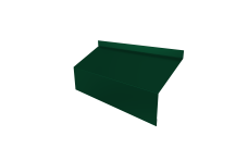 Ламель забора жалюзи Milan/Milan new стартовая/финишная для калиток и ворот Grand Line 0,5 Satin RAL 6005 зеленый мох