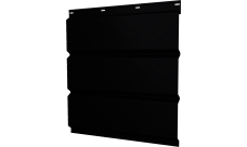 Софит металлический Классик v01 Grand Line полная перфорация 0,45 PE-Double с пленкой RAL 9005 черный