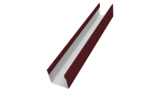 Стойка жалюзи Milan Slim 0,5 Satin Matt TX RAL 3005 красное вино (1,8м)