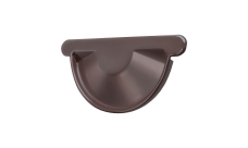 Заглушка торцевая универсальная Grand Line PE 125 мм RR 32 темно-коричневый