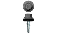 Саморез по металлу Daxmer 4,8х19 RAL 7004 (250) сверло №2